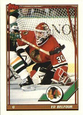 Ed Belfour #20 Hockey Cards 1991 Topps