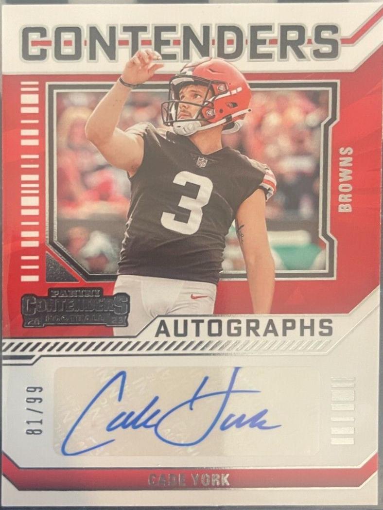 Cade York #5 Football Cards 2023 Panini Contenders Autograph
