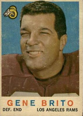 Gene Brito #2 Football Cards 1959 Topps