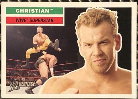 Christian #36 Wrestling Cards 2005 Topps Heritage WWE