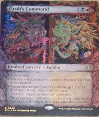 Grub's Command [Showcase Foil] #340