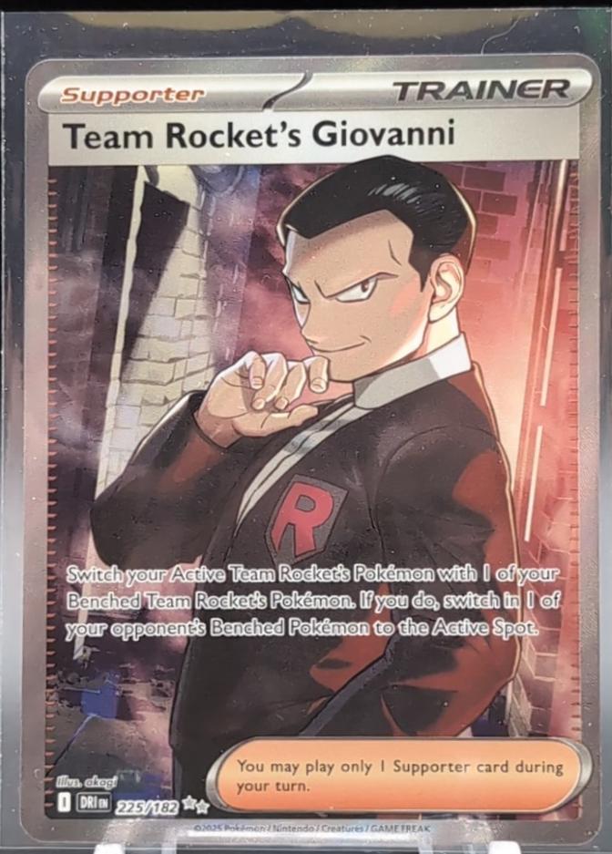Team Rocket's Giovanni #225 Pokemon Destined Rivals
