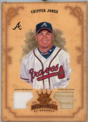 Chipper Jones #31 Baseball Cards 2004 Donruss Diamond Kings