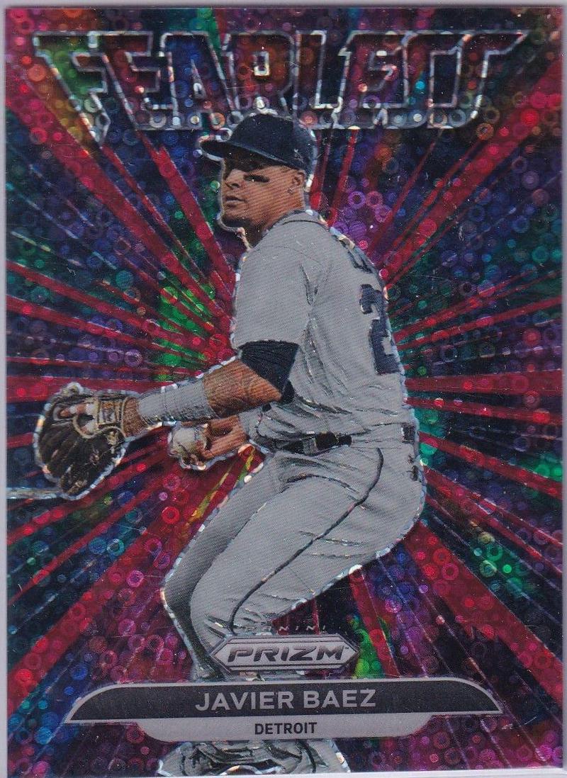 Javier Baez [Red Donut Circles Prizm] #FL-3