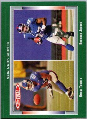 Amani Toomer / Brandon Jacobs #113 2006 Topps Total Football