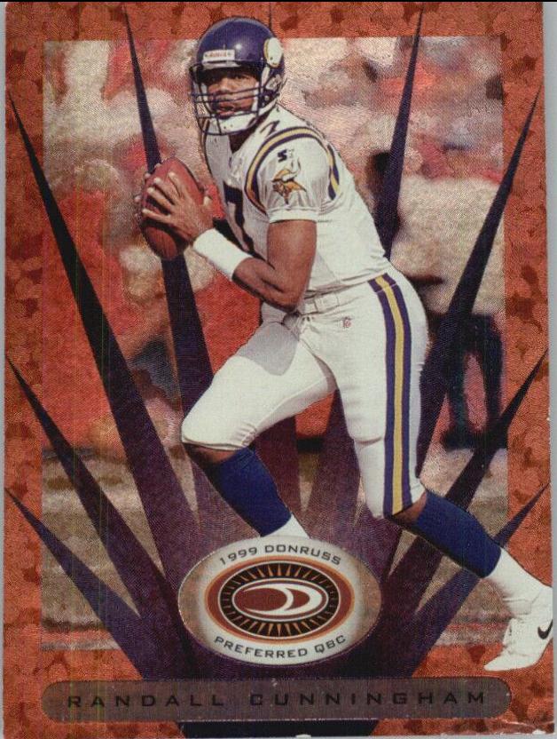 Randall Cunningham #8 Football Cards 1999 Panini Donruss Preferred