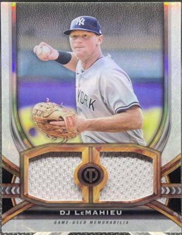 DJ LeMahieu #DR-DL Baseball Cards 2023 Topps Tribute Dual Relics