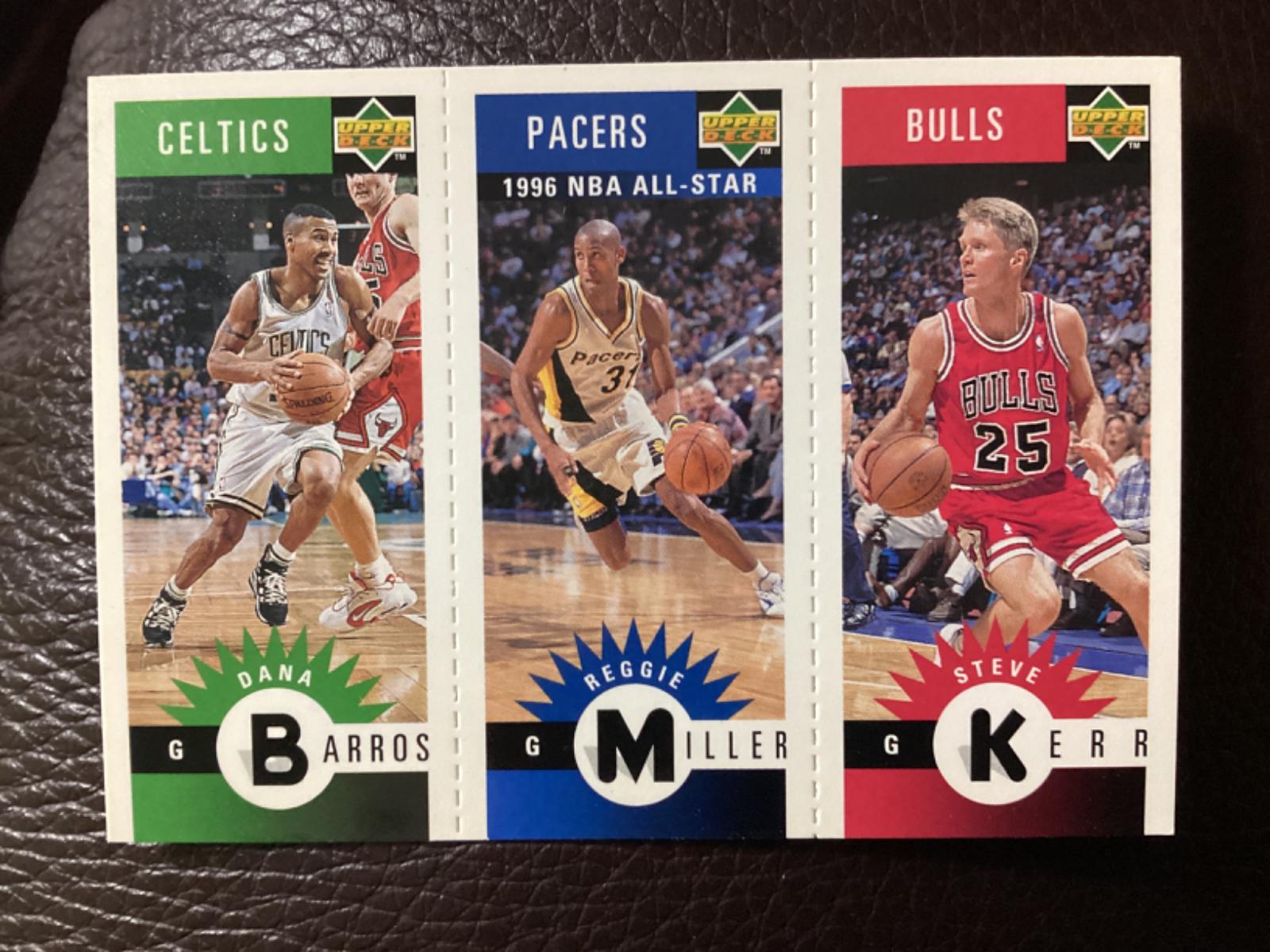 Kerr, Miller, Barros Basketball Cards 1996 Collector's Choice Mini