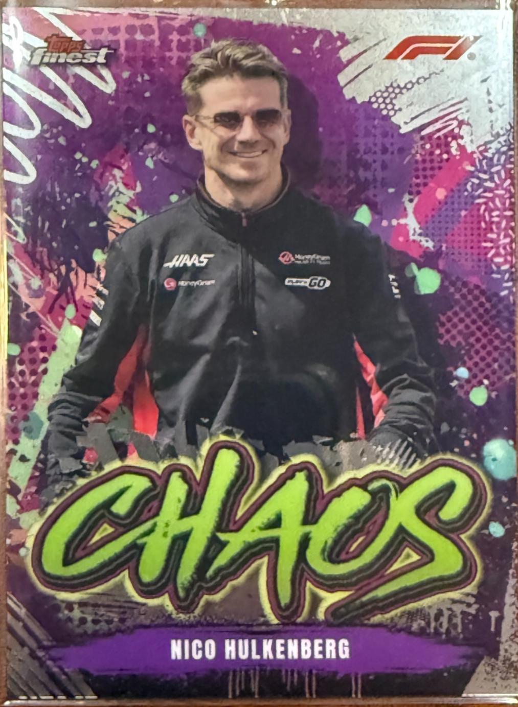 Nico Hulkenberg #CH-15 Racing Cards 2024 Topps Finest Formula 1 Chaos