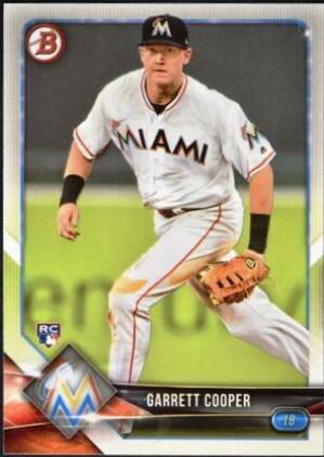 Garrett Cooper #74 Baseball Cards 2018 Bowman