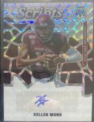 Kellen Mond #SM-KM Football Cards 2021 Panini Mosaic Draft Picks Scripts Prices