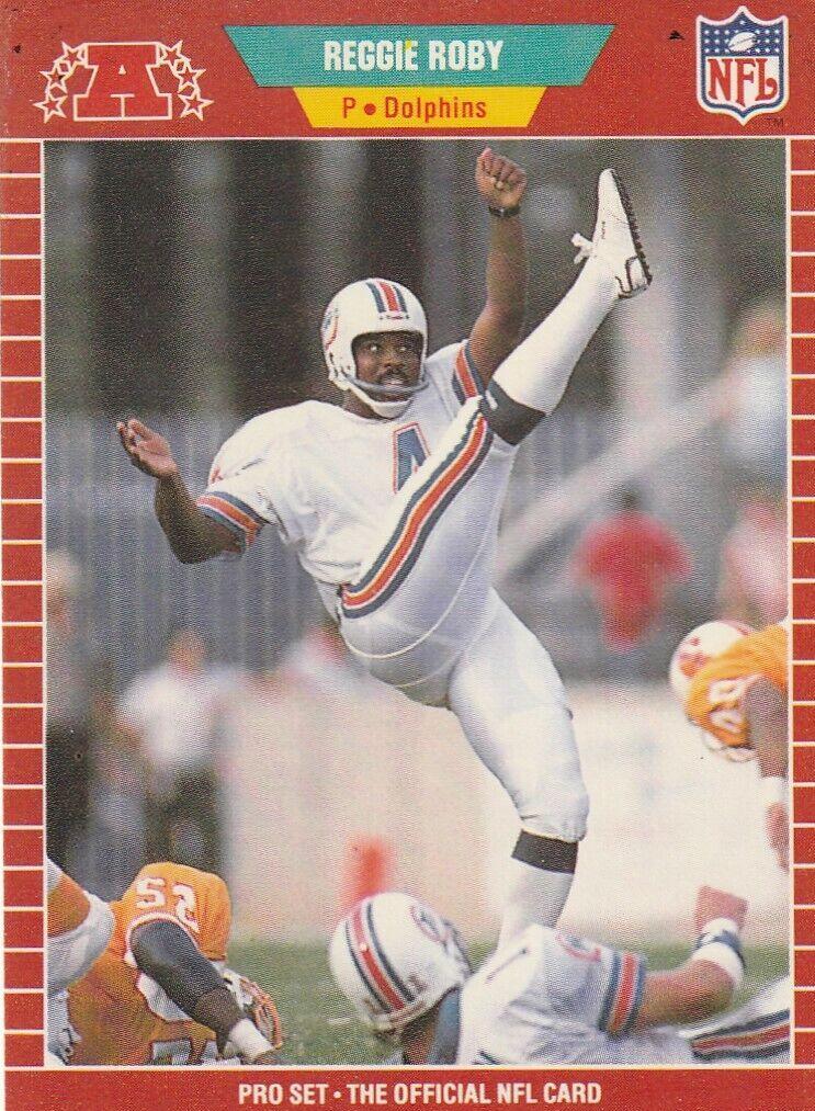 Reggie Roby #223 Football Cards 1989 Pro Set