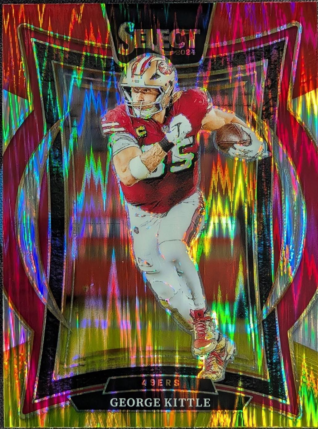 2024 George Kittle [Red Yellow Prizm Shock] #58