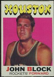 John Block #16 Basketball Cards 1971 Topps