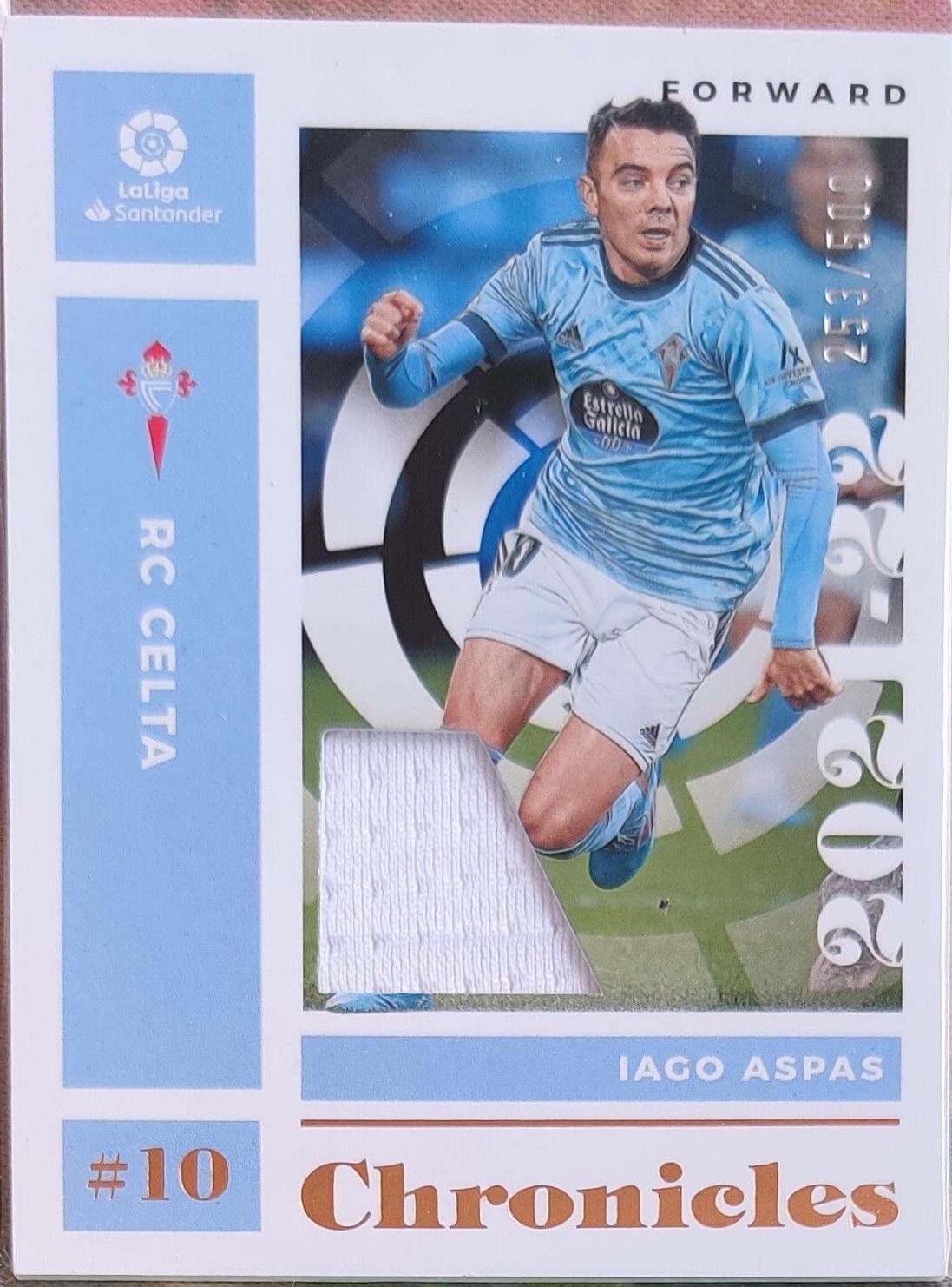 Iago Aspas #15 2021 Panini Chronicles LA Liga