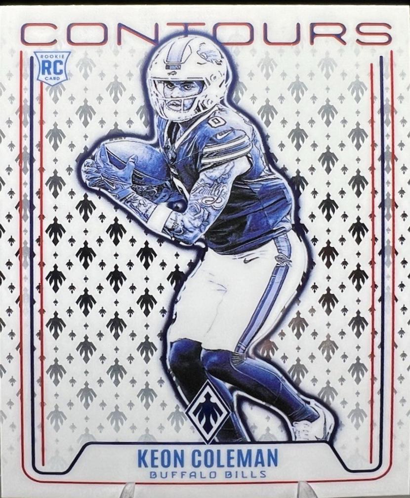 Keon Coleman #15 Football Cards 2024 Panini Phoenix Contours