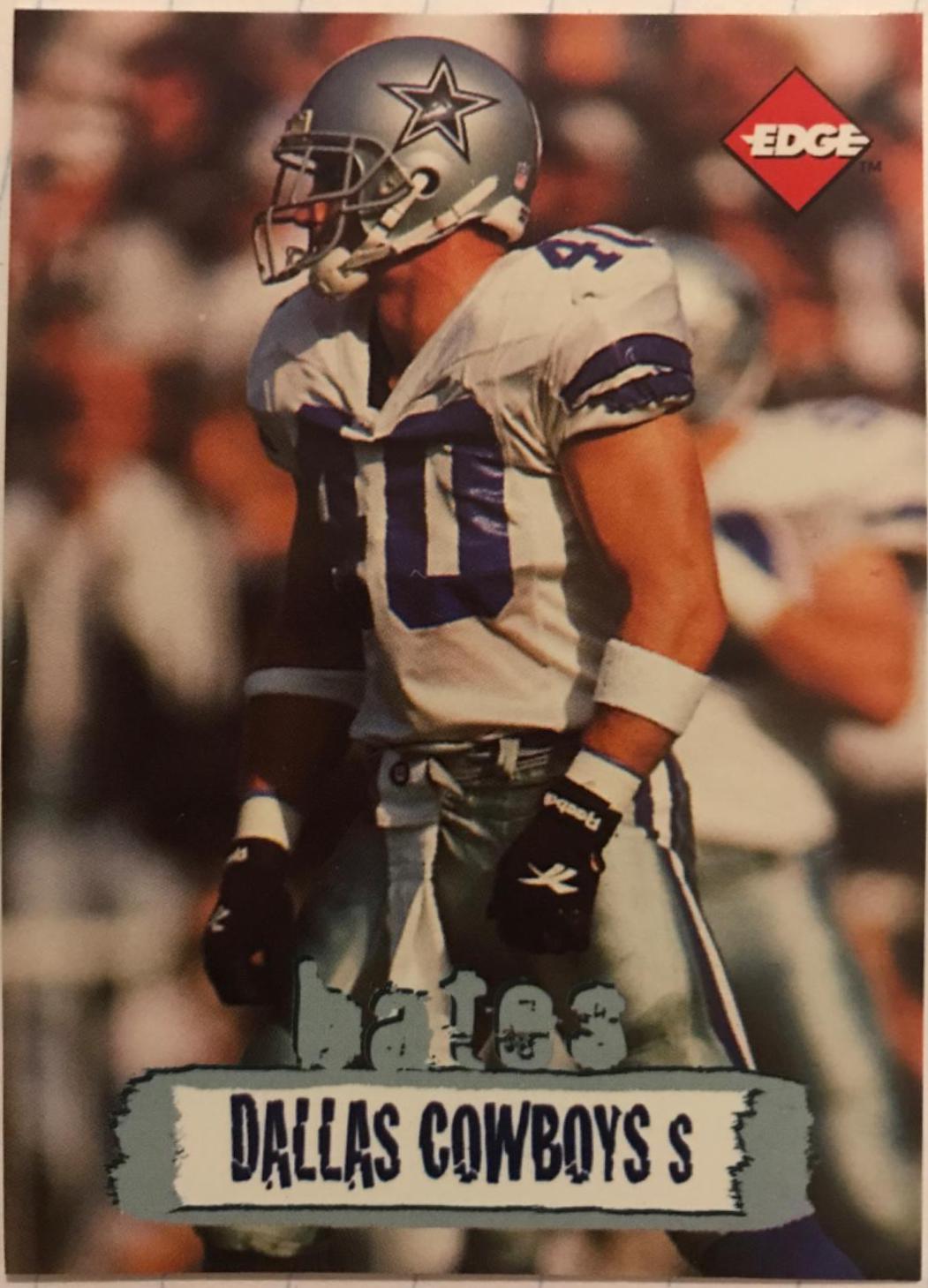 Bill Bates #58 Football Cards 1996 Collector's Edge