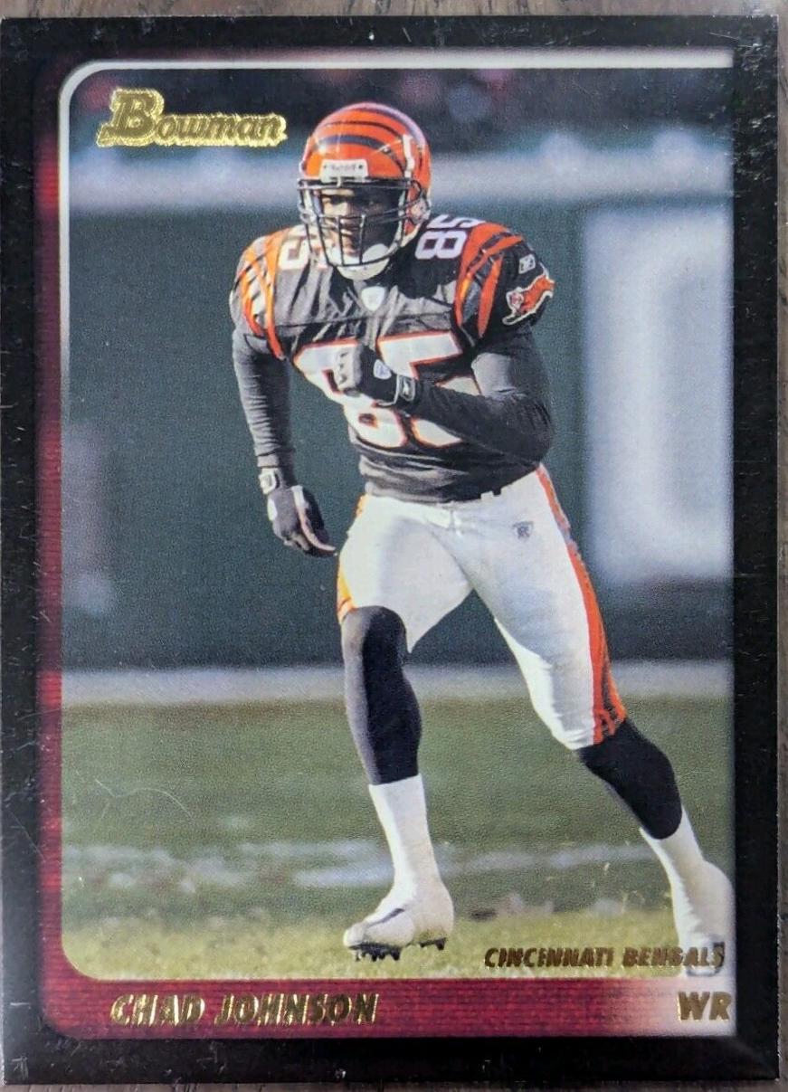 Chad Johnson #17 Football Cards 2003 Bowman