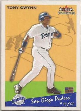 Tony Gwynn #3 Baseball Cards 2002 Fleer Tradition