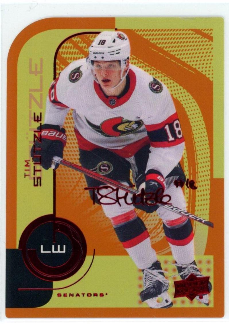 Tim Stutzle #54 Hockey Cards 2022 Upper Deck MVP Colors and Contours