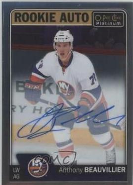 Anthony Beauvillier #R-AB Hockey Cards 2016 O-Pee-Chee Platinum Rookie Autographs