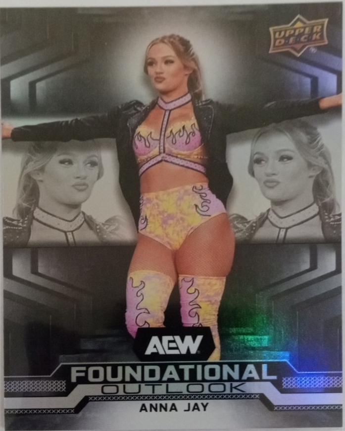 Anna Jay #FO-2 Wrestling Cards 2025 Upper Deck AEW Foundational Outlook