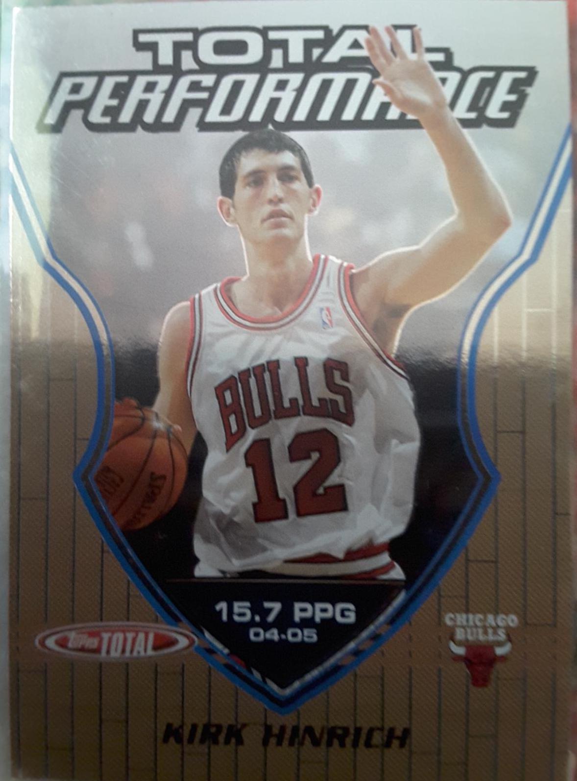 Kirk Hinrich #TP13 Basketball Cards 2005 Topps Total Total Performance