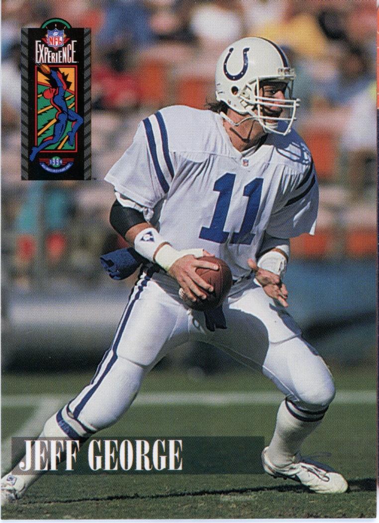 Jeff George #40 Football Cards 1994 Classic NFL Experience