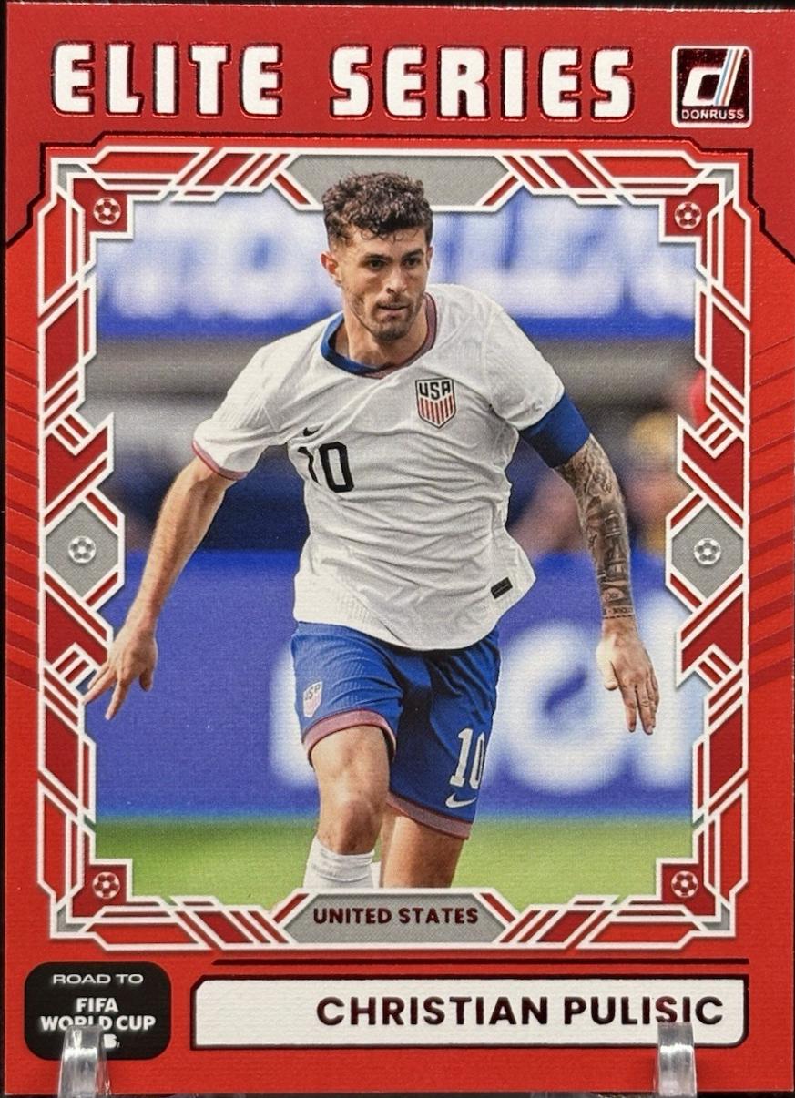 2025 Panini Donruss Road to FIFA Elite Series Christian Pulisic [Red] #3 card