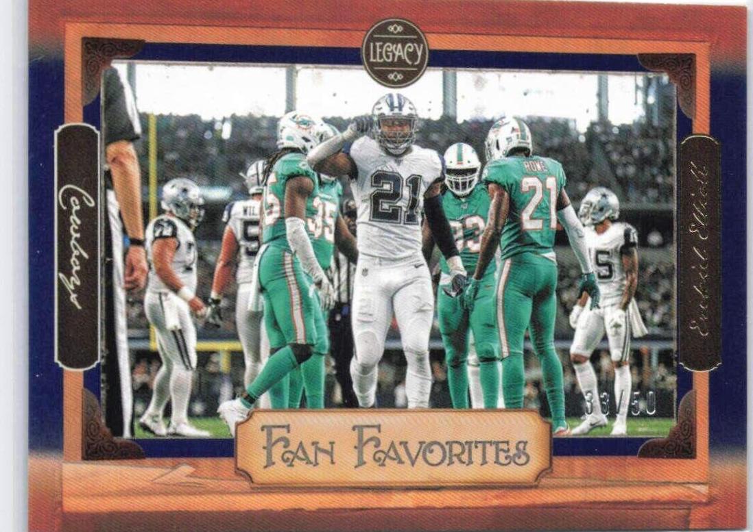 Ezekiel Elliott #FF-EE Football Cards 2020 Panini Legacy Fan Favorites