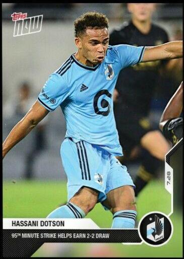 Hassani Dotson #89 2021 Topps Now MLS
