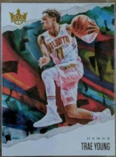Trae Young #5 Basketball Cards 2019 Panini Court Kings