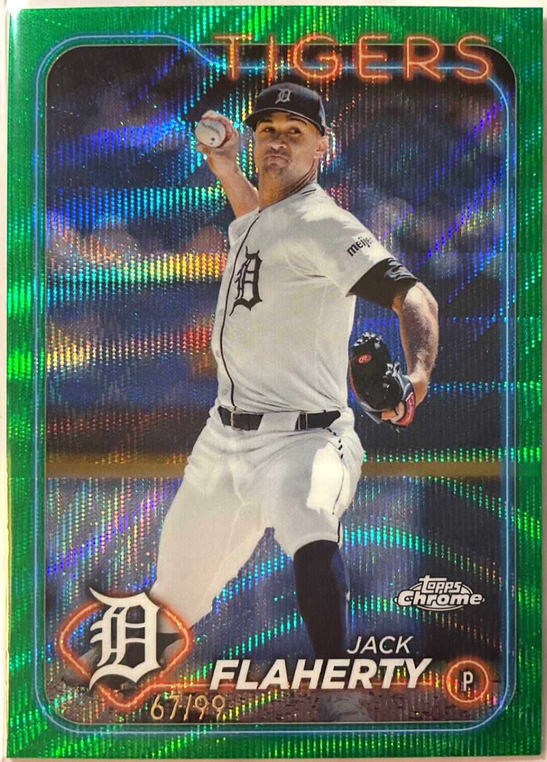 Jack Flaherty [Green Wave Refractor] #56