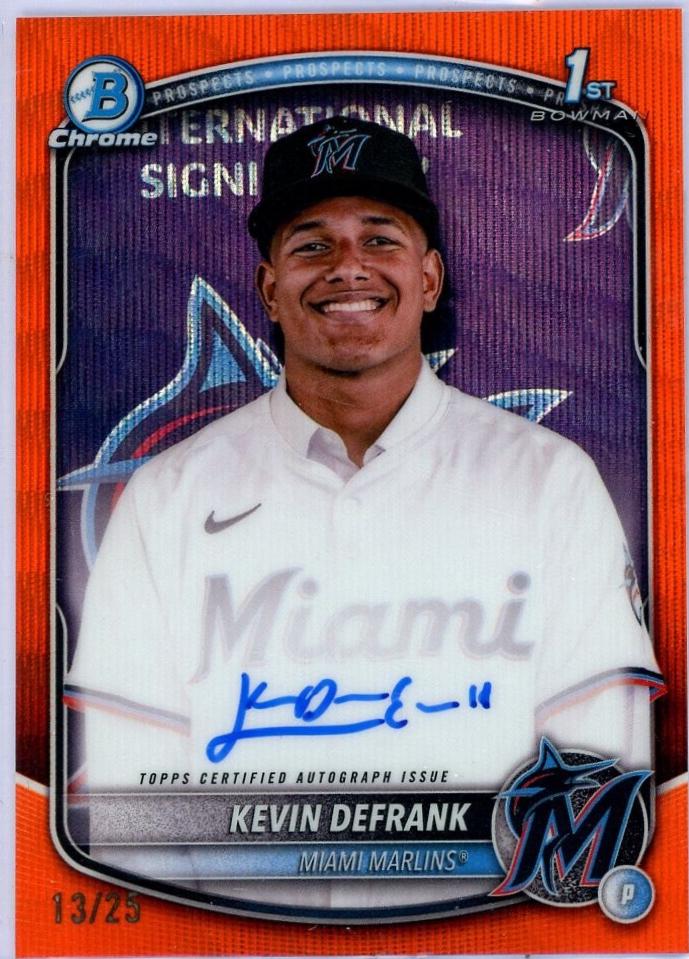 Kevin Defrank [Orange Wave Refractor] #CPA-KD