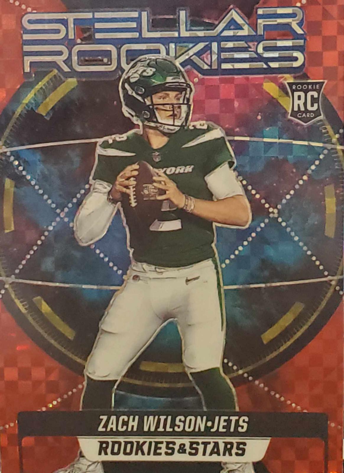 Zach Wilson #SR-2 Football Cards 2021 Panini Rookies and Stars Stellar