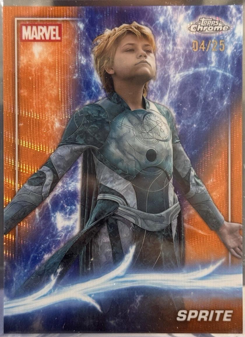 Sprite [Orange Wave Refractor] #121 Prices | Marvel 2025 Topps