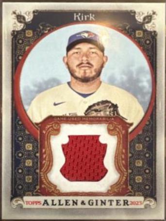 Alejandro Kirk #AGRB-AK Baseball Cards 2023 Topps Allen & Ginter Relics B