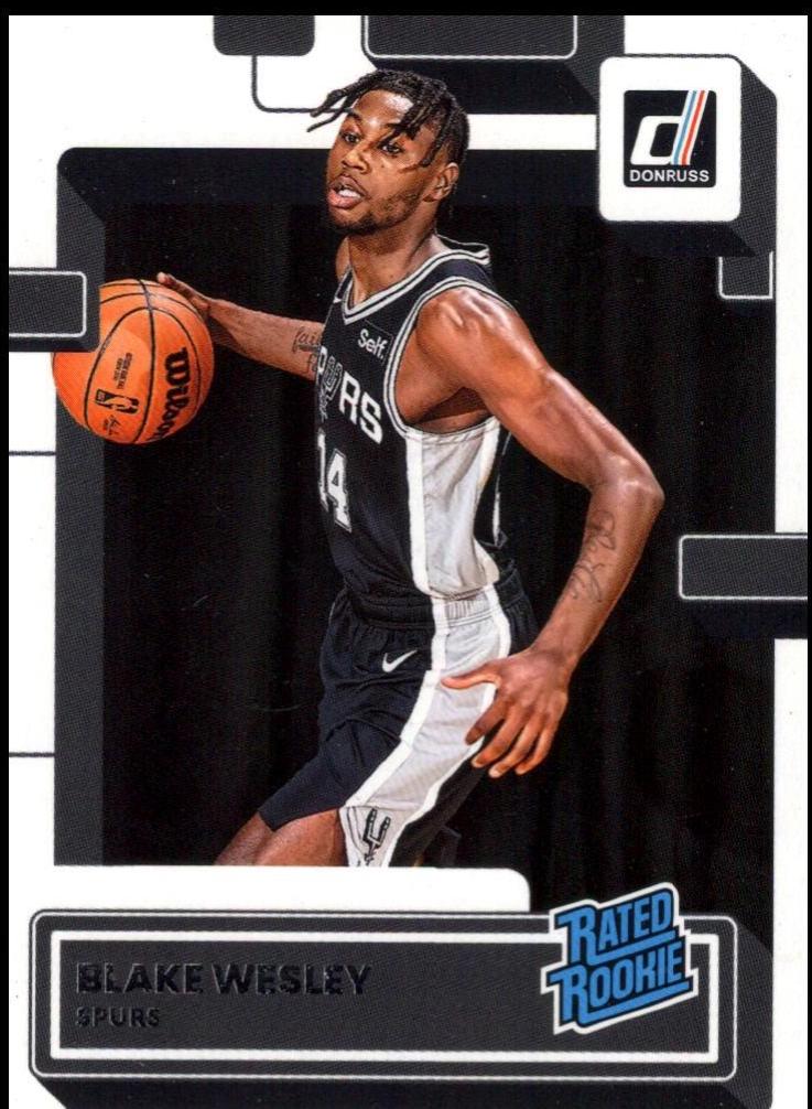 Blake Wesley #225 Basketball Cards 2022 Panini Donruss