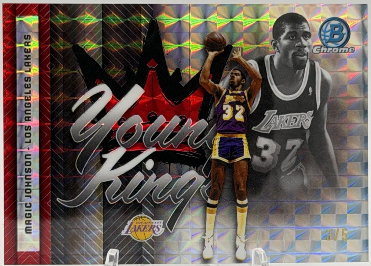 2025 Magic Johnson [Red Geometric] #YK-18
