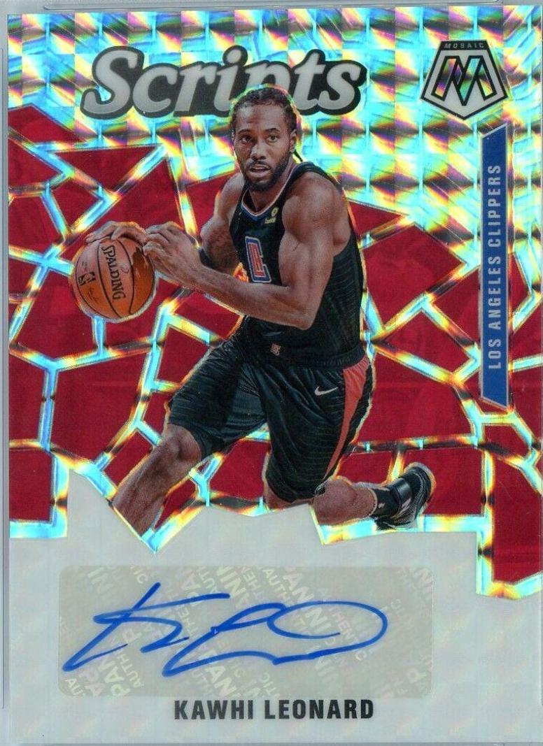 Kawhi Leonard #SC-KWL 2019-20 Panini Mosaic Basketball Scripts