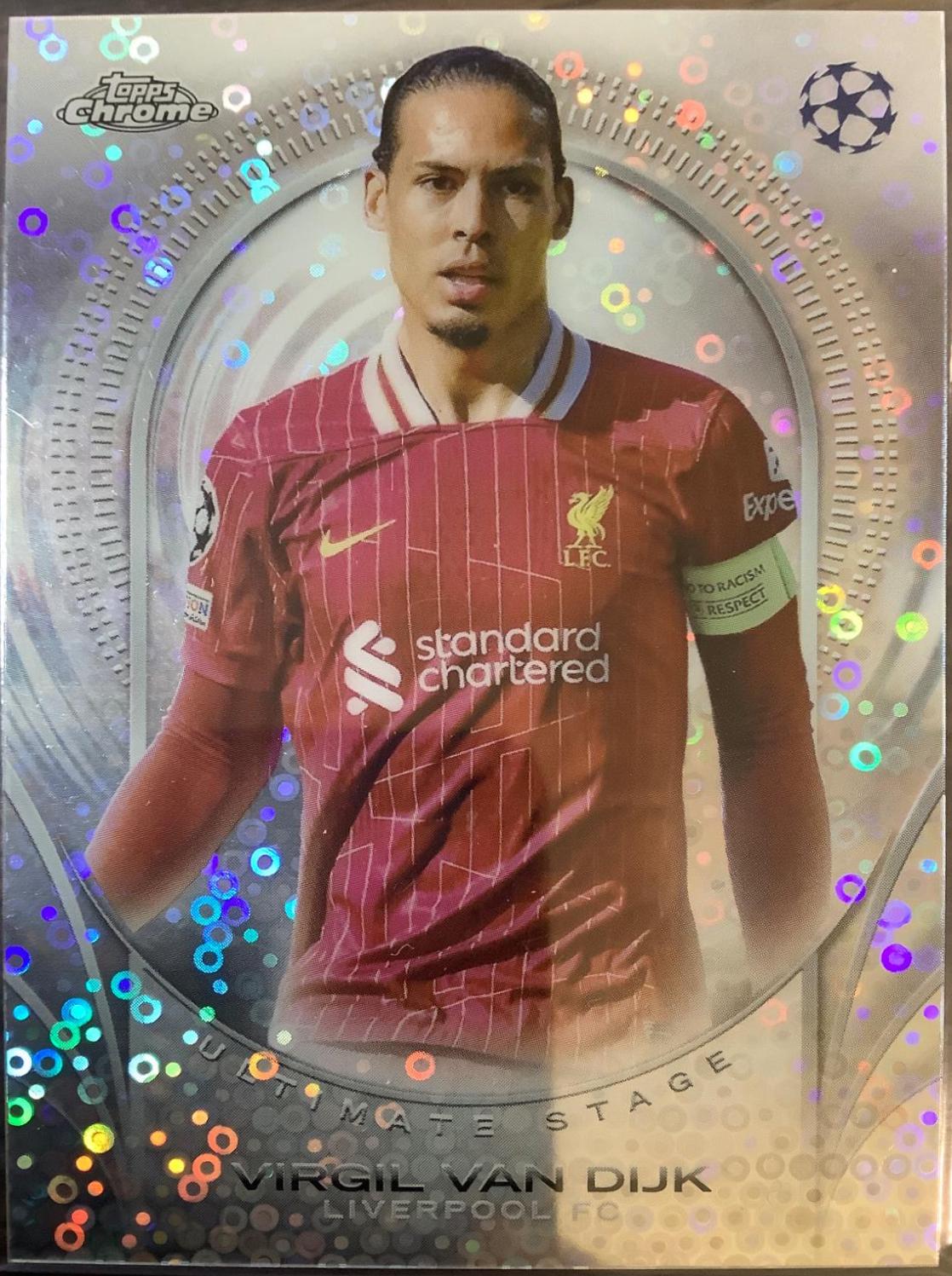 Virgil Van Duk #USC-50 Soccer Cards 2024 Topps Chrome UEFA Club Ultimate Stage