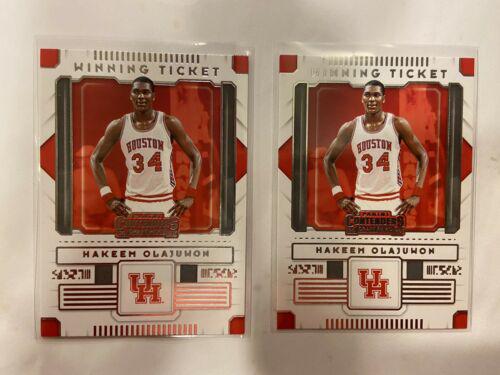 Hakeem Olajuwon #39 Basketball Cards 2020 Panini Contenders Draft Picks Winning Tickets