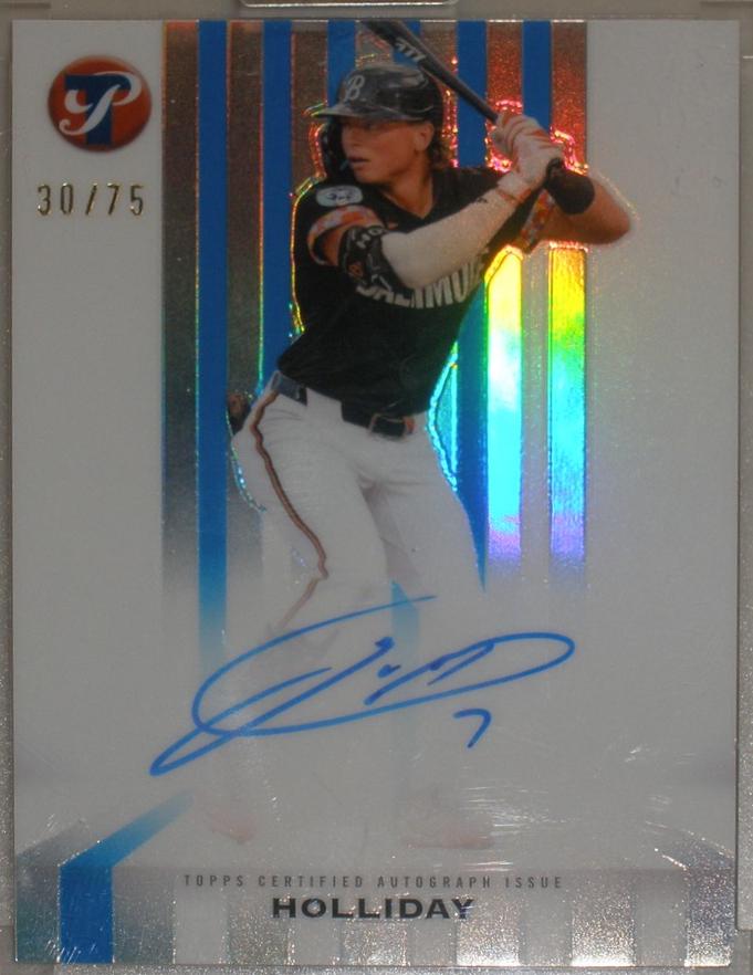 Jackson Holliday #SS-JH 2026 Topps Pristine Baseball Spotless Signatures