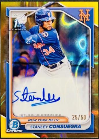 Stanley Consuegra [Gold Lava Refractor] #CPA-SC