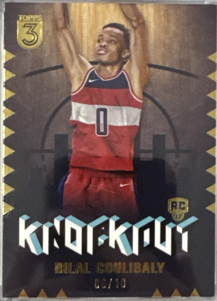 Bilal Coulibaly #KO-15 Basketball Cards 2023 Topps Three Knockout