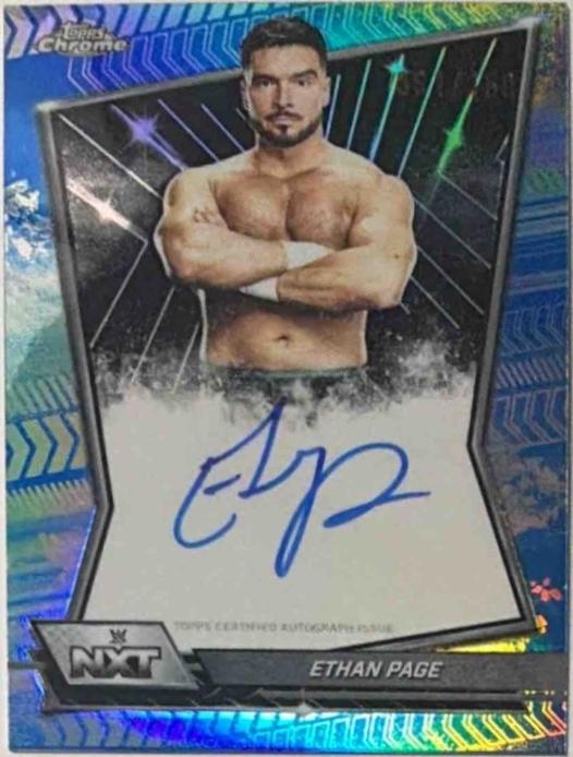 Ethan Page [Blue Refractor] #NXT-ETH