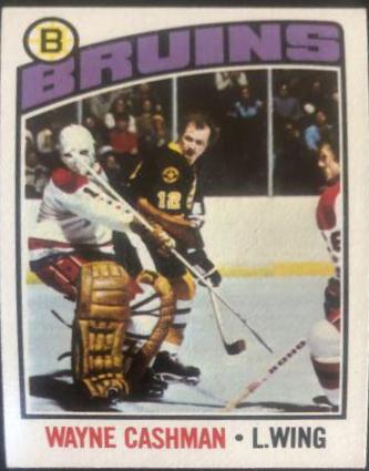 Wayne Cashman #165 Hockey Cards 1976 Topps
