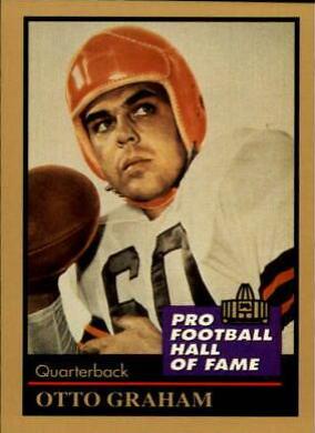 Otto Graham #48 Football Cards 1991 Enor Pro HOF