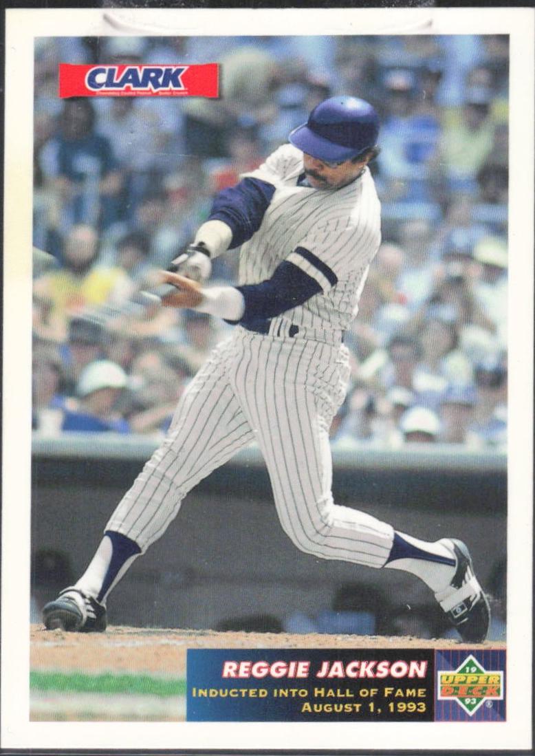 Reggie Jackson #C1 1993 Upper Deck Clark Bar Reggie Jackson Baseball