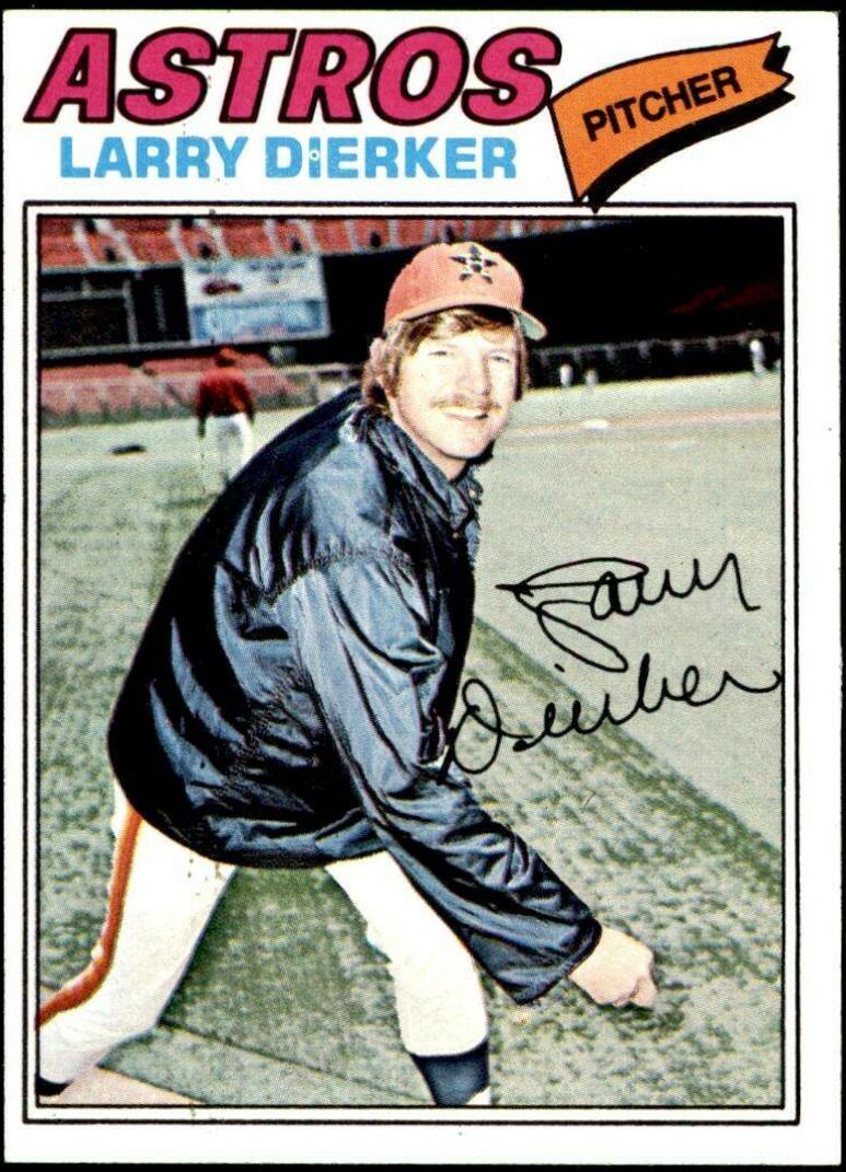Larry Dierker #350 1977 Topps Baseball